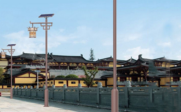 抗风型通渭太阳能路灯：保障稳定照明不受风害