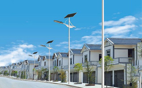 通渭太阳能路灯配置与在乡村道路照明中的应用